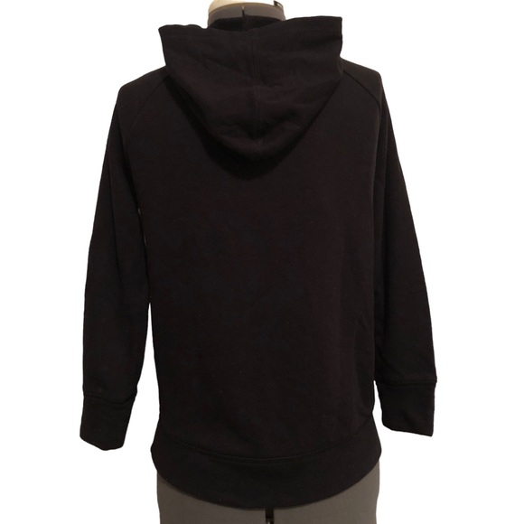 Old Navy Girls Black Hoodie LOVE Graphic L (10-12) - Picture 3 of 5